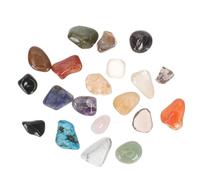 Didiseaon 20Pcs Polished Gemstone Crystal Rocks Tumbled Stones Collection Natural Mixed Minerals 10-20Mm Educational Kit for and Beginners with Storage Box