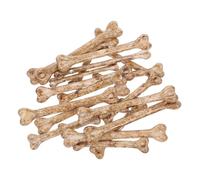 Didiseaon 20pcs Realistic Artificial Bone Models for DIY Pendant Crafting Multi-use Simulated Bone Decor for Tabletop Display Halloween Props for Adults Human