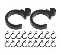 Didiseaon 20pcs Replacement Brake Clip for Rollator, Fits φ25 Tube | Replacement Cable Clips, Clasps for Rolling Walker Brake Cords, Walking Aid Accessories