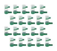Didiseaon 20pcs Spillproof Plastic Bird Water Dispensers for Small Birds and Parrots Easy to Refill Water Cups Suitable for Cages