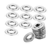 Didiseaon 20pcs Stainless Steel Fire Sprinkler Trim Plate Cover for Ceiling Residential Commercial Spaces