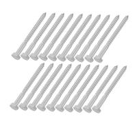 Didiseaon 20pcs Stainless Steel Self-tapping Lag Screws for Wood with Hex Head Partial Thread High Torque Transfer Prevents Wood Splitting for Deck and Timber Framing Heavy Duty Marine Grade