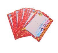 Didiseaon 20pcs Thick Award Certificates Classroom Recognition for Students Certificate of Award Motivational Kindergarten and Primary School Supplies