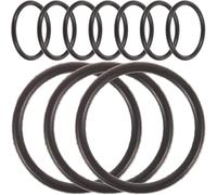 Didiseaon 20Pcs Trumpet Tuning Slide Rubber Stop Rings Muffler Mute Practice Instrument Accessories Replacement Parts for Standard Brass Trumpets