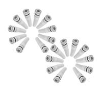 Didiseaon 20pcs Waterproof Nylon Cable Gland Connector for 3-6.5mm Wire with Twist Resistant Design and Selfadaptive Clamping Mechanism, Plastic Construction with Gaskets for Industrial