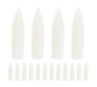 Didiseaon 20pcs White Nylon Soft Tip Marker Pen Nibs for Acrylic Markers | Easy Replacement, Wide Compatibility, Drawing Painting Writing Use, Replacement Tips for Marker Pens