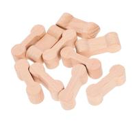 Didiseaon 20pcs Wooden Train Track Connectors DIY Dog Bone Adaptors for S Creative Railway Building Compatible with Wooden Rails and Train