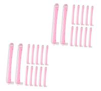 Didiseaon 24pcs Portable Hair Curlers Heat Rollers for Travel Hair Rollers Perm Curling Tools for Women Easy to Use Curlers