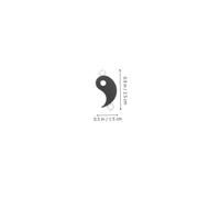 Didiseaon 24PCS Tai Chi Bagua Pendant Charms for Jewelry Making Creative Alloy DIY Accessories with Black and White Pendants Suitable for Bracelets Necklaces Craft Projects