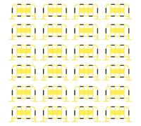 Didiseaon 24Pcs Traffic Barricade Simulation Parking Signs Early Learning Roadblock for Educational Play Home Decoration and Photography Props
