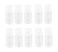 Didiseaon 24pcs Transparent Screw Cap Lotion Bottles Travel Makeup Containers Emulsion Dispensers for Toiletries Shampoo Soap Camping Business Trips