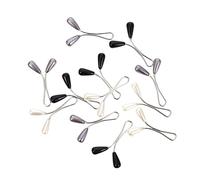 Didiseaon 24Pcs U-shaped Pearl Hijab Fixed Pins Scarf Clips for Women Lightweight Headscarf Brooch Accessories Suitable for Parties and Daily Wear