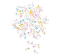 Didiseaon 250Pcs Dolphin Nail Charms Resin Ocean Animal Mini Figurines Assorted Pink White Yellow Purple Blue for Manicure Nail Art Decorations and Beach Themed Accessories