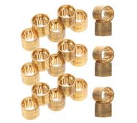 Didiseaon 25pcs Copper Snooker Cue Tips Ferrules Durable Replacement Parts for Enhanced Ball Control and Cue Performance for Professional and Casual Players