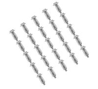 Didiseaon 25pcs Hollow Door Anchor Expansion Nut with Screws Metal Hollow Wall Fixings for Secure Door Frame Installation Enhanced Expansion Force for Firm Hold Compatible