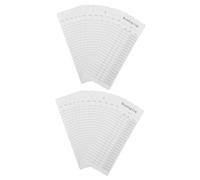 Didiseaon 25pcs Multifunctional Library Card Bookmarks with Reading Log and Borrow Tracker Portable Bookmark Logs for Students Teachers Book Lovers Streamlined Borrowing Record Keeper for