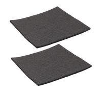 Didiseaon 2pcs 100% Carbon Felt Wick Welding Blankets Fireproof and Heat Resistant Carbon Fiber Mat for Vacuum Furnace Insulation in Laboratory and Industrial Production Environments