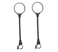 Didiseaon 2pcs Adjustable Bike Rearview Mirrors with Wide Angle HD Glass for Mountain Bikes Scooters Electric Easy Install Handlebar Mount Rearview Safety Mirrors