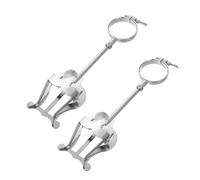 Didiseaon 2pcs Adjustable Clarinet Sheet Music Clip Portable Lyre Music Holder for Marching Band Iron Mount Clamp Slide Mechanism for Easy Use