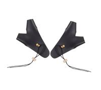 Didiseaon 2PCS Adjustable Fake Leather Arm Protector for Outdoor Hunting and Practice Non-slip Compound Hand Guard Glove Lightweight Archery Shooting Accessory for Recurve and Compound Bows