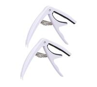 Didiseaon 2pcs Adjustable Guitar Capos for Ukulele Classical Guitar Lightweight Abs Capo Accessory for Acoustic Electric Instruments Easy One Handed Operation for Folk Country Music