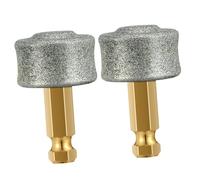 Didiseaon 2pcs Alloy Sand Grinding Head for Dog Electric Nail Grooming Tool Replacement Bit for Pet Toenail Care Easy Clean and Use