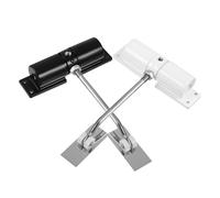 Didiseaon 2pcs Aluminum Alloy Door Self Closer Heavy Duty Spring Loaded Hinge Automatic Quiet Operation Low Profile Door Closer