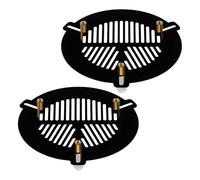 Didiseaon 2pcs Astronomical Telescope Focusing Mask Tool for 60mm Refractor Telescopes, Metal Bahtinov Focus Mask Accessory for Precise Focus Adjustment in Astronomy