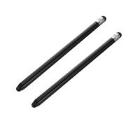 Didiseaon 2pcs Black Aluminum Alloy Stylus Pens for Tablet and Mobile Phone, Lightweight and Easy to Hold Touch Screen Pens for Precise Writing and Drawing