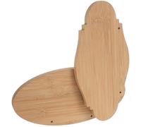 Didiseaon 2pcs Blank Bamboo Hanging Plaques Unfinished Door Signs with Unique and Refined Design for Decorating on The Window Or Bedside, for DIY Craft Projects