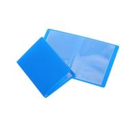 Didiseaon 2Pcs Blue Miniature Dollhouse File Folders Tiny Photo Album and Wallet Card Holder for DIY Mini Model Scenes Compact Small Folder for Dollhouse Office and School Play