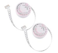 Didiseaon 2pcs Body Measuring Tape 1.5m Length Plastic Waist Measuring Tape with Scale Design and Space Saving Feature, Simple Stylish Appearance for Home Use and Pocket Storage
