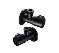 Didiseaon 2Pcs Brass Flow Control Valve Water Pressure Reducing Controller for Hand Held Sprayer Durable Shut Off Stop Red Diameter