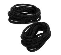 Didiseaon 2pcs Bungee Dock Lines Yacht Mooring Ropes Black PP Polyester Safety Collision Protection Easy Install