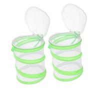 Didiseaon 2pcs Butterfly Habitat for Portable Mesh Insect Observation Cage Lightweight Terrarium for Outdoor Learning and Science Education for Nature Exploration and Play