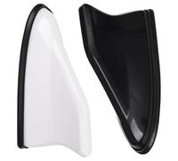 Didiseaon 2pcs Car Rear Tail Wing Plastic Spoiler Vehicle Rear Spoiler Accessories Black White Car Modification Decoration