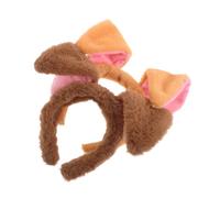 Didiseaon 2pcs Cartoon Animal Ears Headband Floppy Dog Ears Horns for Halloween Dress-up Pet-friendly Material Quick Dressing for Parties and Photo Booth Fun