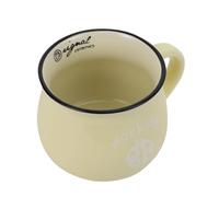 Didiseaon 2pcs Ceramic Coffee Mugs Set, Stylish and Practical Drink Cups Suitable for Daily Use, Yellow Creative Design for Fruit Teas and Juices