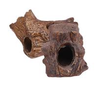 Didiseaon 2pcs Ceramic Shrimp Hide Cave for Aquarium Breeding Small Porous Fish Tank Hideout Ornament Safe Non-toxic Freshwater Shrimp Shelter Enhancing Natural Behavior and Integration