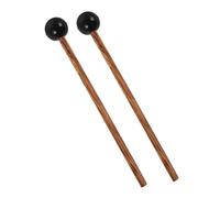 Didiseaon 2pcs Chicken Drumsticks Drum Stick Tape Rubber Mallets Percussion Hollow Drum Vibraphone Mallets Mini Rubber Mallet Bass Drum Mallets Percussion Mallets Plastic Bells Wooden