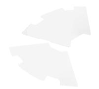 Didiseaon 2pcs Clear Acrylic Quilting Templates for Handbag Sewing Non Slip Stencils with Polished Edges for Precise Patchwork Key Holder Quilted Bag Crafting