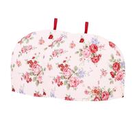 Didiseaon 2pcs Cotton Insulation Tea Cozy with Printed Design Tear Resistant Warm Tea Pot Cover for Kettles Dust Protection and Easy Remove Lanyard for Travel and Home Use