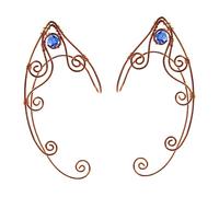 Didiseaon 2Pcs Creative Vintage Ear Bone Clip Earrings Non-piercing Elegant Gold Tone Ear Wrap Crawler Jewelry for Women Birthday Valentine Christmas