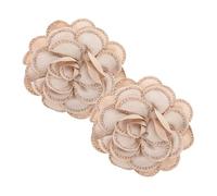 Didiseaon 2pcs Detachable Rhinestone Flower Shoe Clips for Women Elegant Bridal Shoe Accessories for Winter Weddings Versatile Clip Buckles for Heels Stylish Pom Poms
