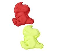 Didiseaon 2pcs Dinosaur Silicone Baking Mold Non Stick Chocolate Candy Moulds for DIY Kitchen Baking Safe Silicone Cake Mold for Showers Birthdays Childrens Day