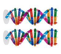 Didiseaon 2Pcs Dna Double Helix Model Kit Science Teaching Instrument for Interactive Learning Educational Tool for Biology Classes Structure Assembly