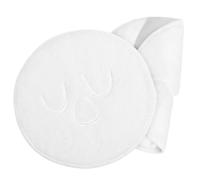 Didiseaon 2pcs Double-layer Thick Hot Compress Face Towel Set, Soft White Facial Spa Towels for Women, Moisturizing Beauty and Salon Face Care