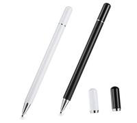 Didiseaon 2pcs Dual-ended Capacitive Touch Screen Stylus Pen High Precision Fine Point Silicone Tip Lightweight Stylus for Tablets Phones Ergonomic Grip for Drawing Writing