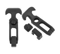 Didiseaon 2pcs Elastic Rubber Hasp Latch for Tool Cabinet and Engine Hood with Stainless Steel Construction, Shock-Absorbing and Waterproof Design for Secure Sealing in Vehicle and Toolbox