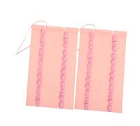 Didiseaon 2pcs Folding Felt Martial Arts Equipment Storage Bag Karate Taekwondo Belt Display Organizer for Wall Hanging for Drumsticks and Belts